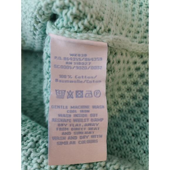 Boden light green cotton long sleeve crewneck sweater - 6 - Picture 5 of 5